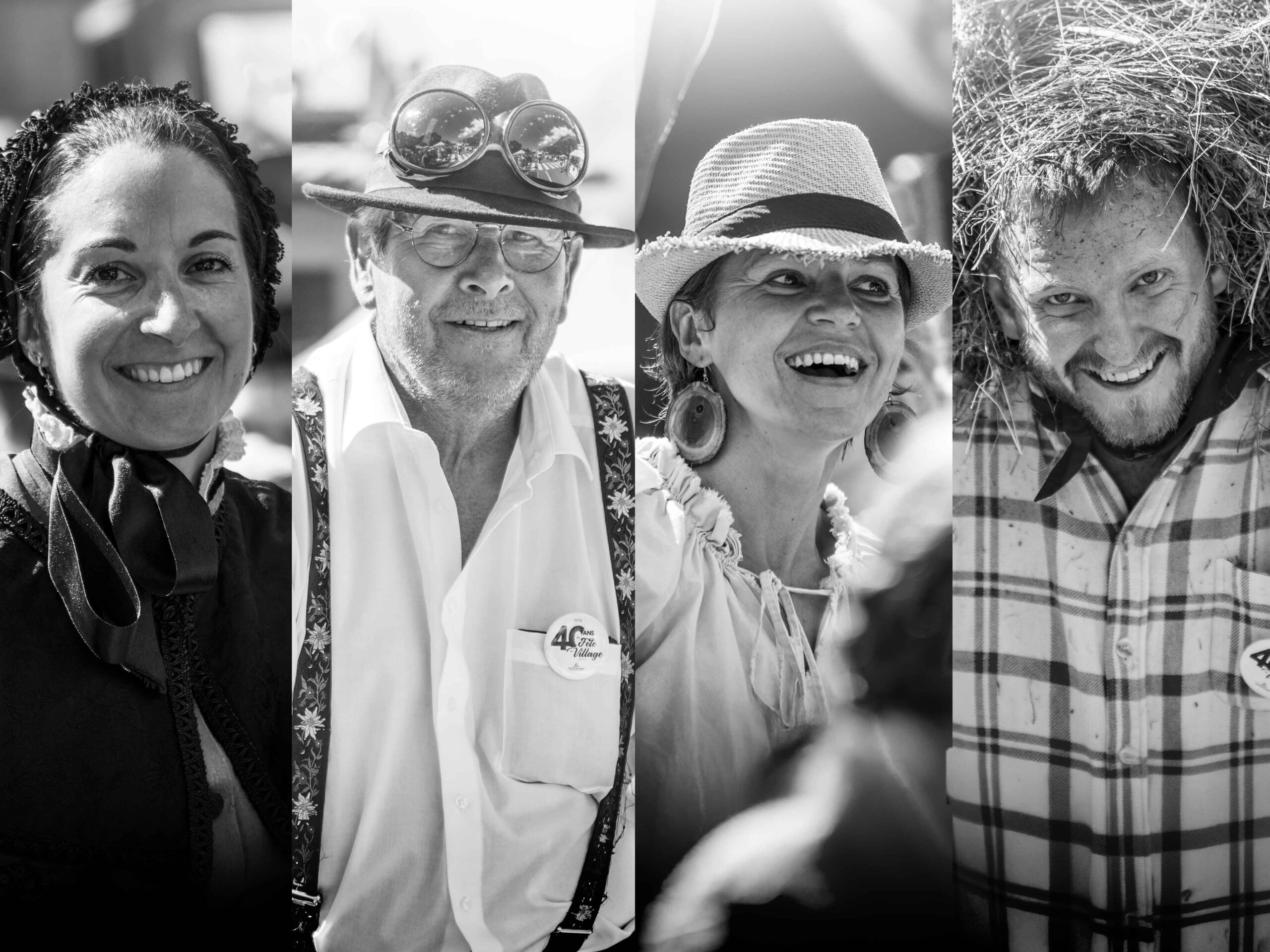 Fête au village des Contamines-Montjoie - Portraits souriants web
