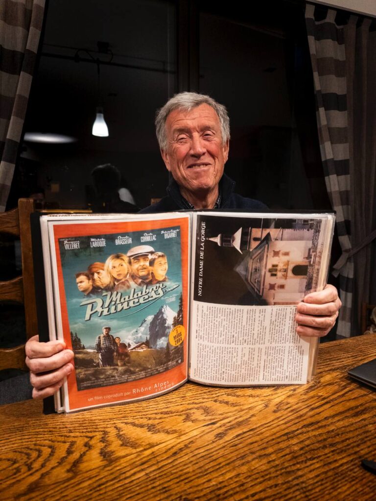 Alain Chaudanson, ancien gérant de la Vieille Auberge, aux Contamines-Montjoie à Notre-Dame de la Gorge